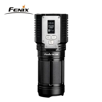 

2018 Fenix TK72R 9000 Lumen 3x CREE XHP70 LED Digital OLED Display Rechargeable Searchlight Flashlight built-in 7.2V/7000mAh