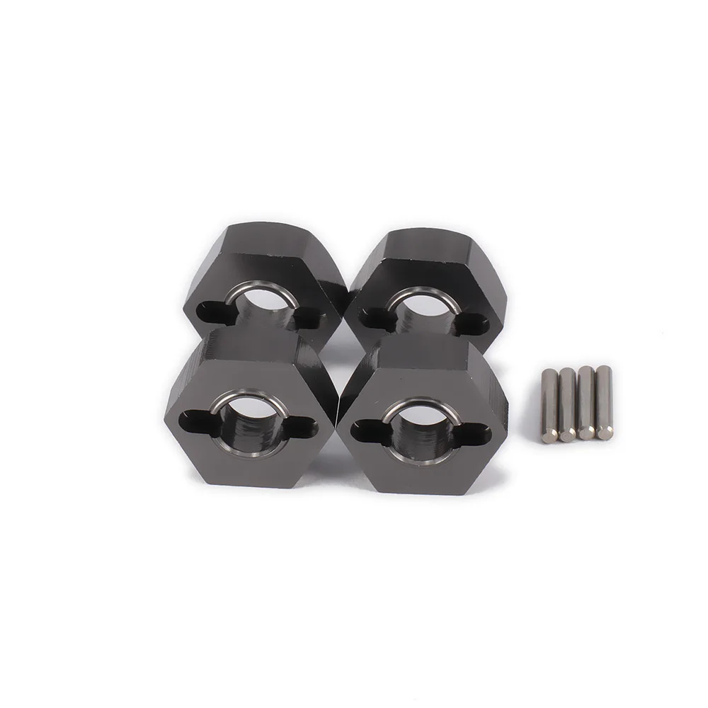 4x 12mm Wheel Hex Hub Drive Adapter 15mm Extension For 1/10 RC Car