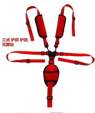 

Children's Dining Chair Seat Belt Baby Stroller Seat Belt 3Point Shoulder Pad Baby Electric Car Seat safety strap