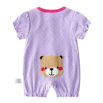 

Short sleeve baby jumpsuit kids climbing suit cotton