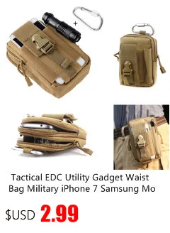 Tactical Shoulder Backpack Military Men's Crossbody Chest Bag Hiking Molle Sling Protable Bag With Bottle Mesh Holder