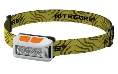 Топ продаж Nitecore NU10 CRI налобный фонарь высокая производительность 5LED USB Перезаряжаемый Li-io аккумулятор 150 часов работы для кемпинга, бега на открытом воздухе - Испускаемый цвет: Белый