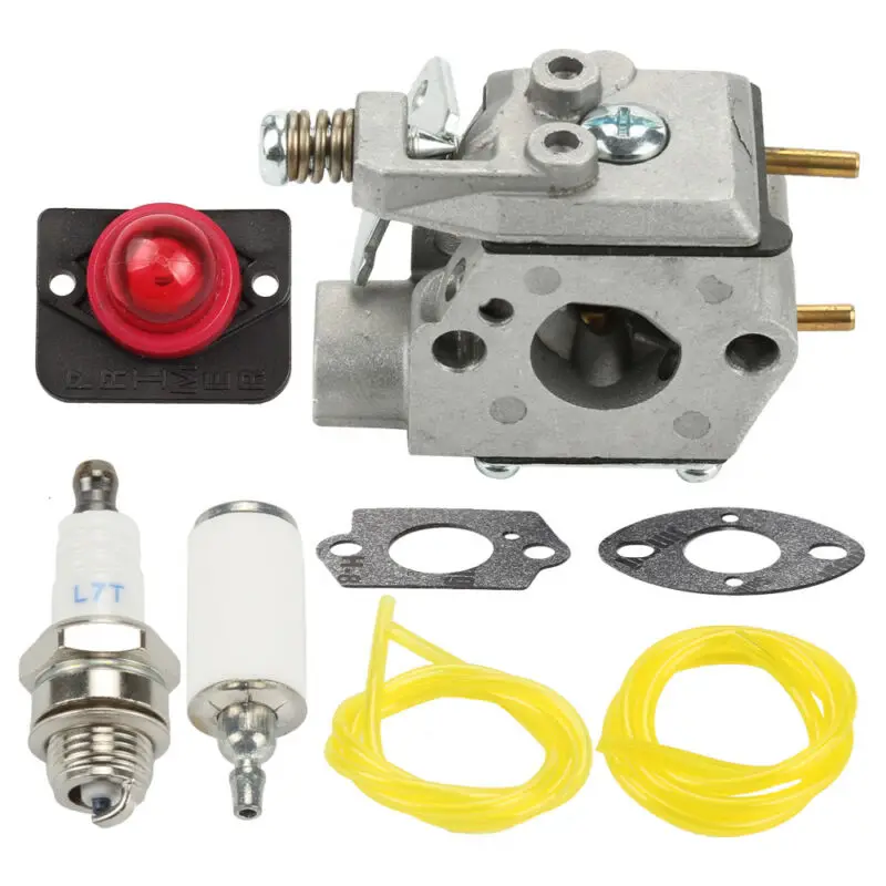 

Fuel Pipes Primer Bulb Gasket Carburetor For Poulan WT3100 Walbro WT-629 Trimmer
