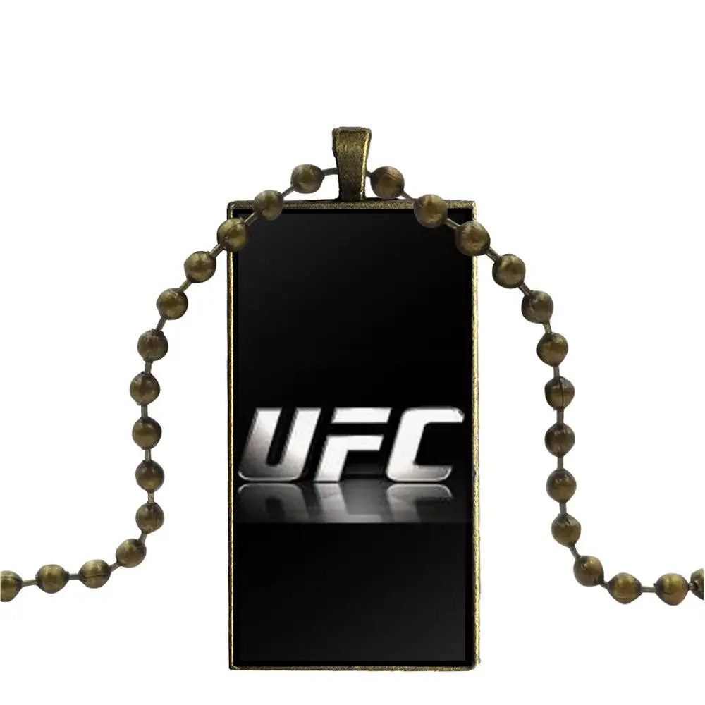 Ufc ММА дизайн логотипа для женщин Праздничная бижутерия со стеклянными
