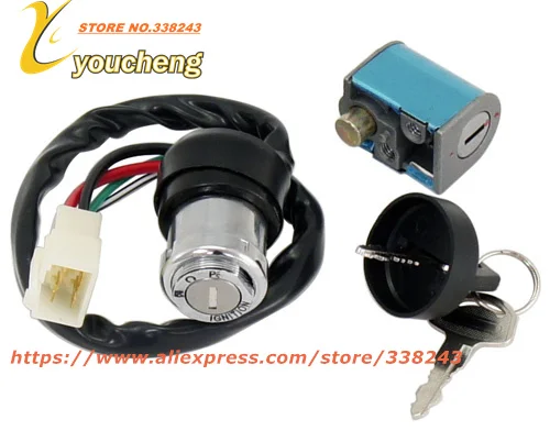 CFMoto 500cc Ignition Key Lock Assy CF188 ATV UTV Repair Parts Replacement Modify CF500 Go Kart 9010-010000 SJZC-CF500 CFMoto 500cc Ignition Key Lock Assy CF188 ATV UTV Repair Parts Replacement Modify CF500 Go Kart 9010-010000 SJZC-CF500