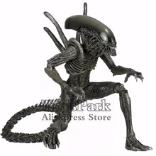 ToysPark Aliens 7 Avp Warrior Alien Action Figure Alien VS Predator NECA Series 7 Collectible 30 cm di alta aliens predator xenomorph alien blu regina madre action doll pvc figure da collezione modello giocattoli