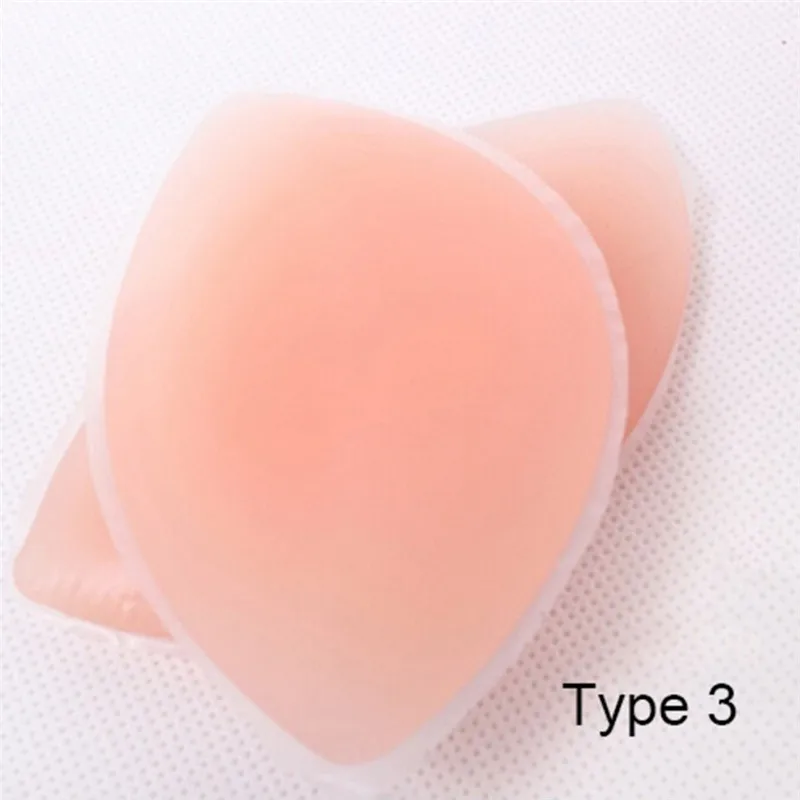 

Push Up Bra Insert Breast Enhancer Inserts Sexy Women Silicone Bra Gel Invisible Inserts Breast Pads for Dress Bikini Swimsuit
