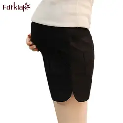Fdfklak для беременных шорты брюки Повседневное эластичные Беременность брюки большой Размеры летней одежды для беременных Для женщин