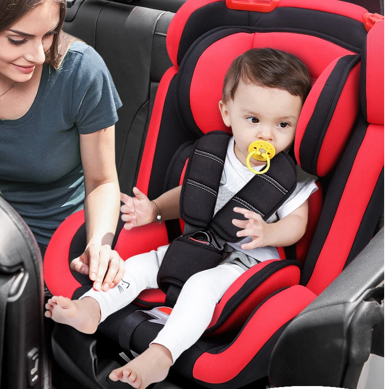  Baby Child Car Safety Seat ISOfix Latch Connection Five-point Harness Booster Seats Kids Portable C