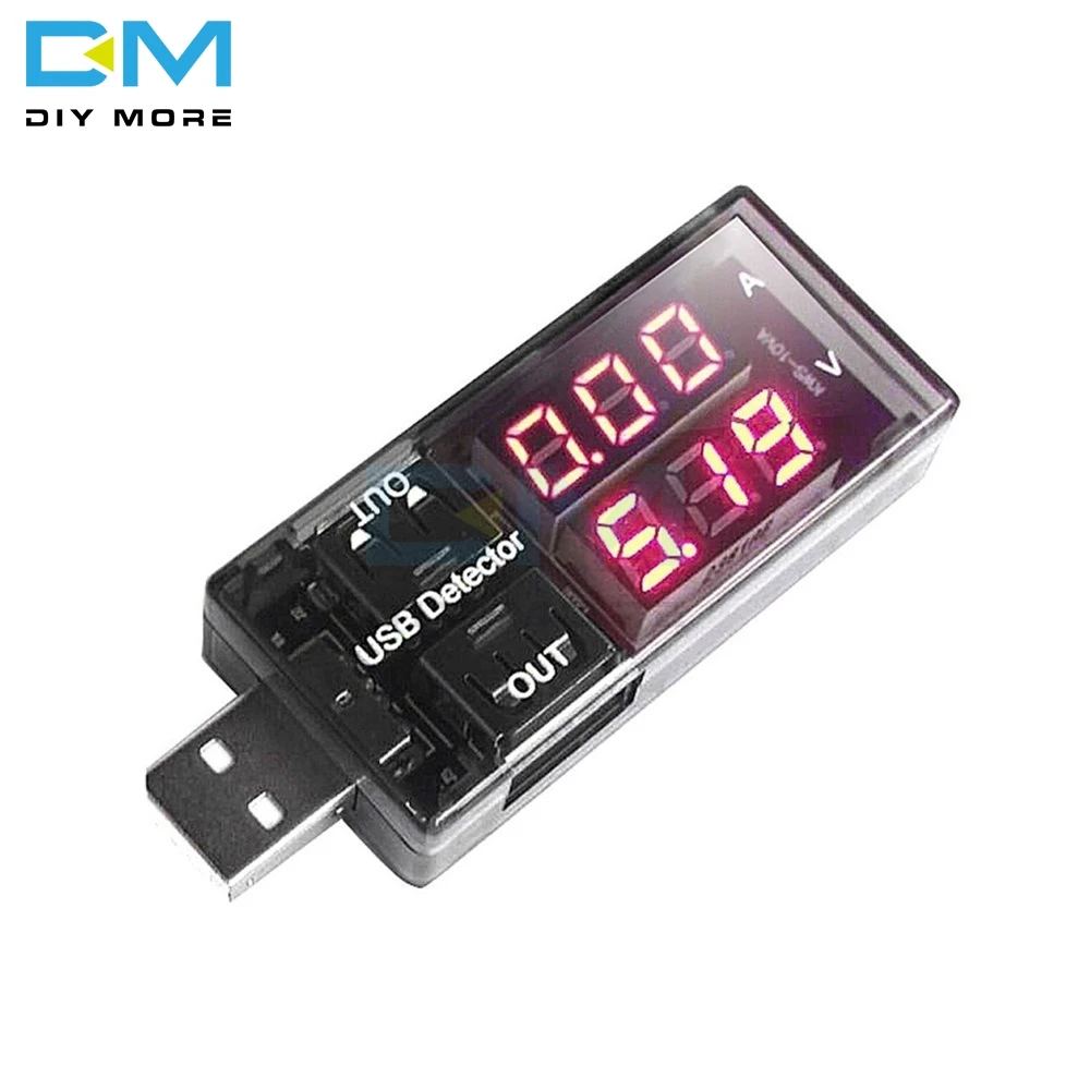 

USB Detector Digital Voltmeter Ammeter Ampermeter Current Meter Voltage Meter USB Charger Doctor Smart Function Meter