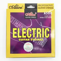 Алиса электрогитары строки 009 010 дюймов покрытием никель сплава ран Струны для гитары A508-SL/A508-L