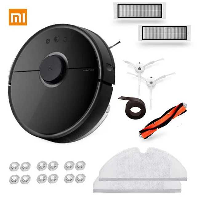 ЕС Версия Xiaomi Roborock S50 roborock S55 Xiaomi вакуумная 2 стерилизация Смарт строганая автоматическая Чистка развертки влажная Швабра управление приложением - Цвет: S55 P4