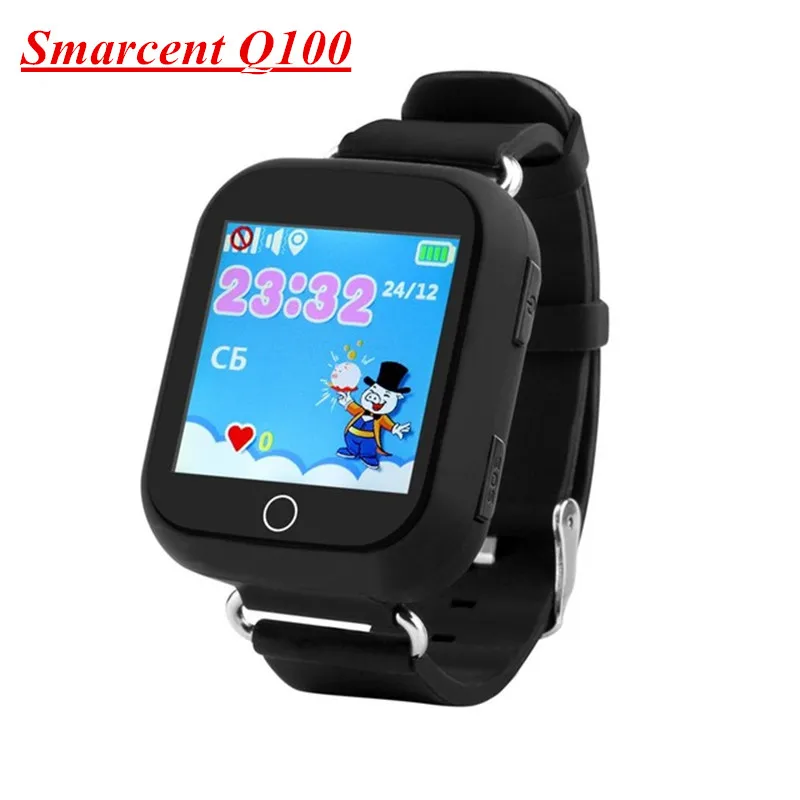 Original Q100 (Q750) GPS Baby Smart Watch Touch Screen GPS Wifi Location Kids Watches PK  Support 2G Network Sim Card Russian