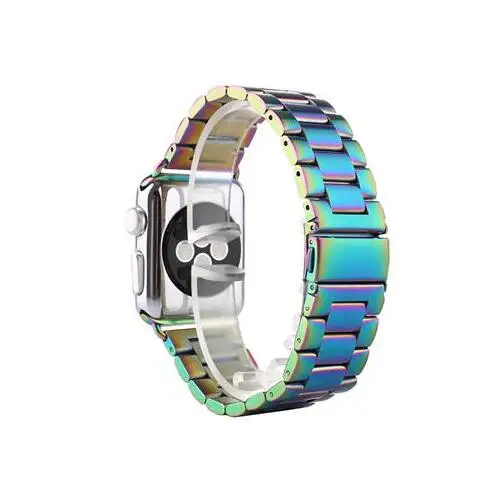 Seven colors Ремешок для apple watch 44 мм 42 мм 40 мм 38 мм iwatch series 4 3 2 1 браслет из нержавеющей стали ремешок для часов apple watch 5 - Цвет ремешка: Seven colors