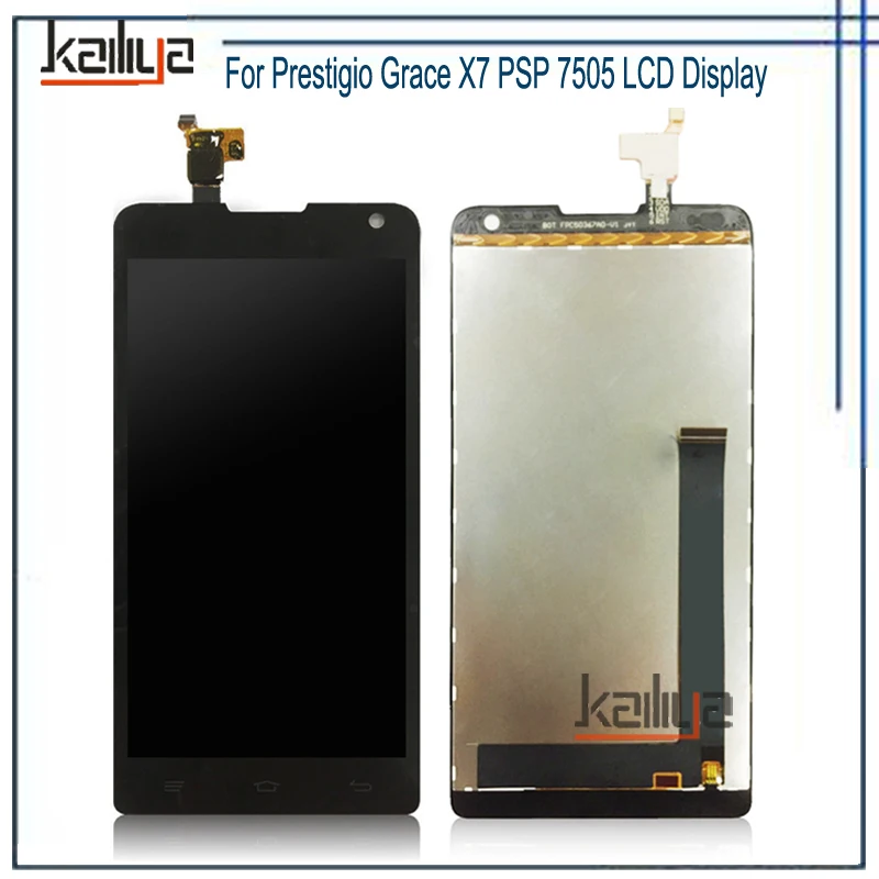 С рамкой полная замена ЖК-экран дигитайзер для Prestigio Grace X7 psp 7505 + 5 0 дюймов