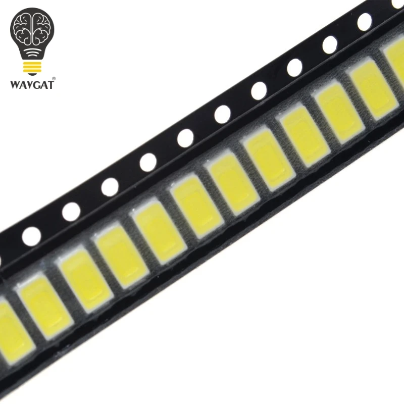 100 шт 5630/5730-CW/WW 0.5W-150Ma 50-55lm 6500K белый свет SMD 5730 5630 LED 5730 Диоды(3,2~ 3,4 в