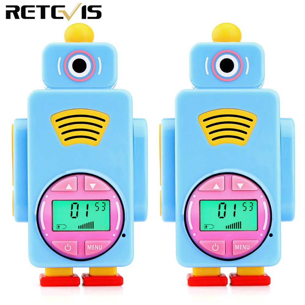

2pcs Retevis RT36 Mini Walkie Talkie Kids Radio License-free 0.5W Rechargeable Two Way Radio Walkie-talkie Children Gift A9125