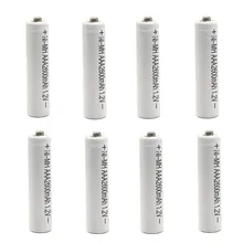 8 шт./лот 2600 мАч никель-металл-гидридные аккумуляторы 1,2 В аккумуляторная батарея AAA экологически чистые подходят для большинства электронных продуктов