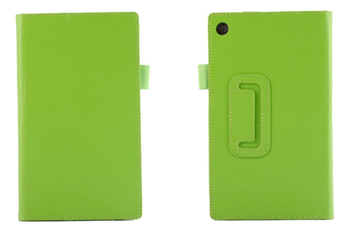Для Amazon Kindle Fire HD 10 HD10 10,1 дюймов чехол для планшета Custer Tri 3 раза Folio Stand откидной держатель кожаный чехол - Цвет: Bracket Green