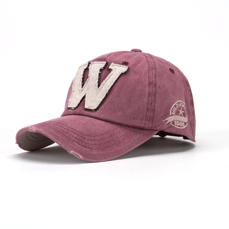 

Snapback Hats Unisex Summer Letter W Hockey Baseball Caps Hip Hop Hats BU czapka z daszkiem