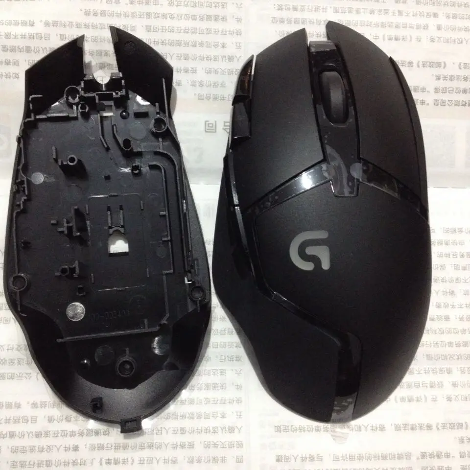 1 комплект, чехол для мыши+ Нижняя оболочка+ ролик для logitech G402, оригинальные аксессуары для мыши, чехол для мыши