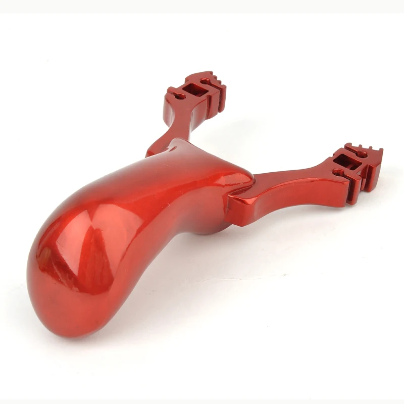 Super Powerful Sling shot Slingshot Aluminium Alloy Red/Blue Bow Catapult Outdoor Game Tool Accessories