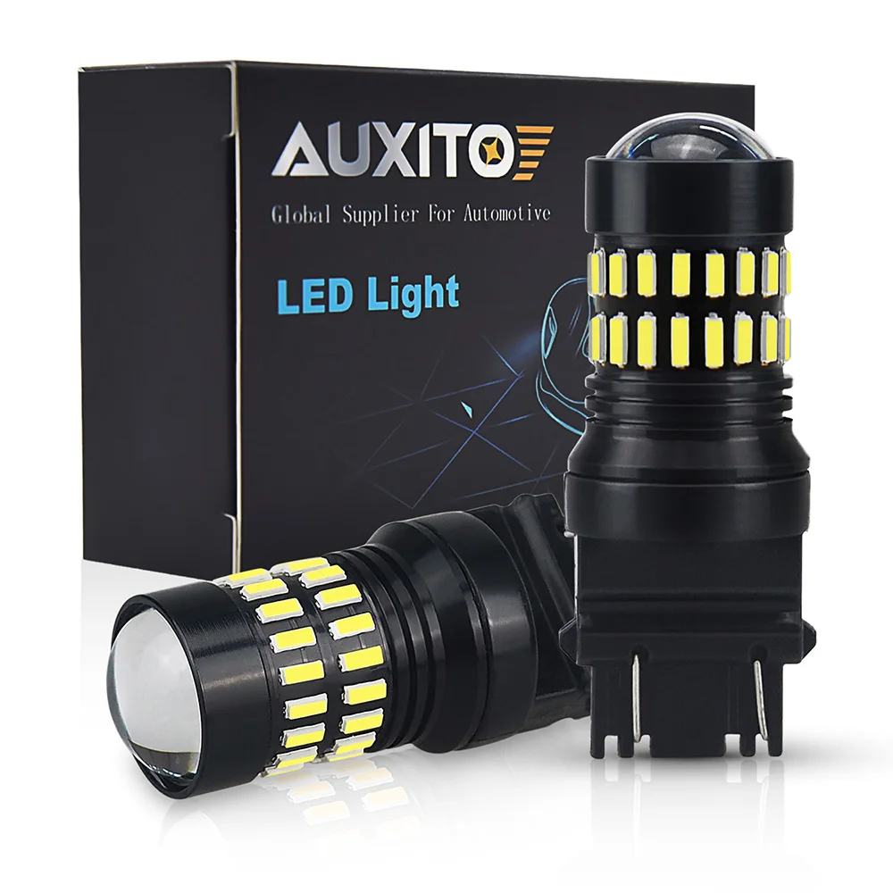 AUXITO 3157 4057 3057 Amber Yellow LED Turn Signal Light Bulb for Dodge Chrysler