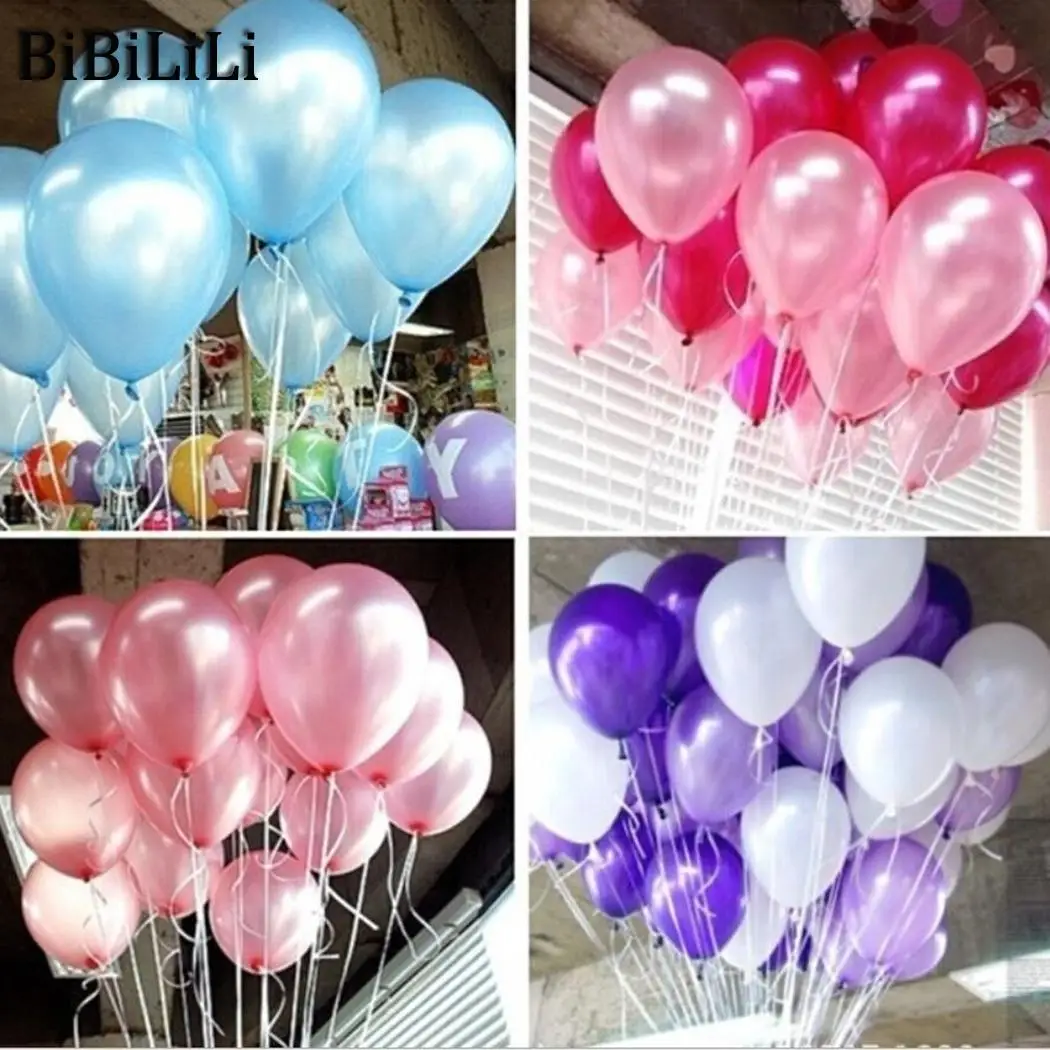 

20Sets 10inch Latex Balloons 11 Colors Helium Thickening Celebration Party Wedding Birthday Balloon Decorations Round Balloons