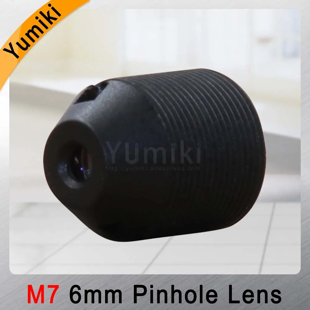 Yumiki CCTV объектив 1.3MP 1/3 HD 6 мм Пинхол объектив камеры наблюдения 60 градусов Инфракрасный M7 объектив резьба