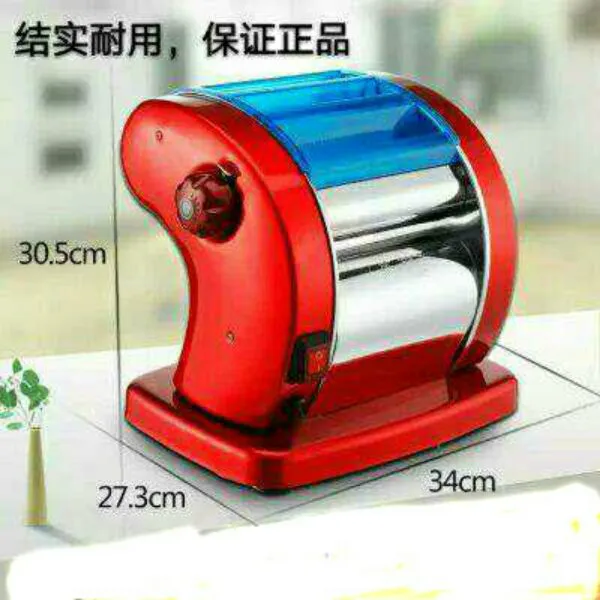 

Electric Noodles Pressing Machine Automatic Pasta Maker Dough Roller Commercial Spaghetti Noodle Cutter Hanger EU US Plug