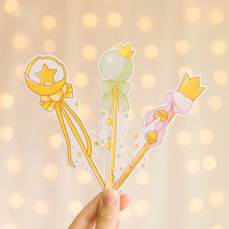 

30 pcs/pack Lovely Fairy Stick Bookmark Mark of Page Decorative Stationery Film School Office Supply