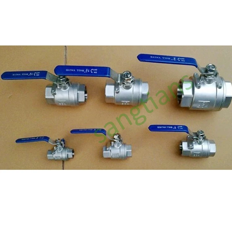 3/" DN20 нержавеющая сталь 2-шт шаровой клапан, SS304, экономических воды клапан, нержавеющая сталь шаровой клапан, шариковый клапан DN20