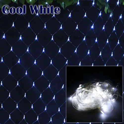 

LED Light Net Mesh String Fairy Curtain Christmas Home Decorations EU Plug 4MX6M