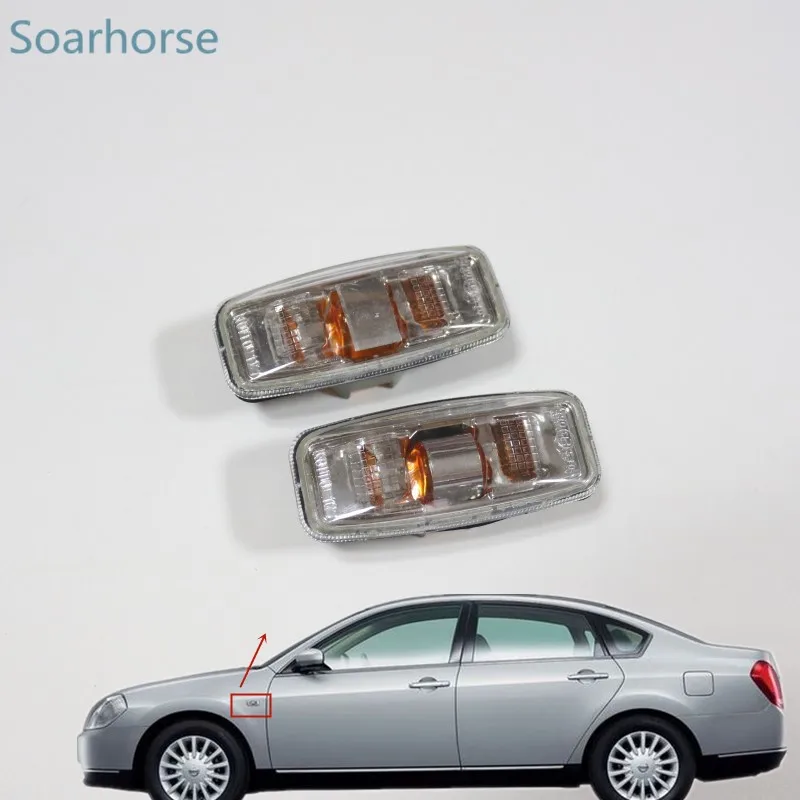 Car Front Fender turn signal font b Lamp b font Side marker lights for Nissan Teana