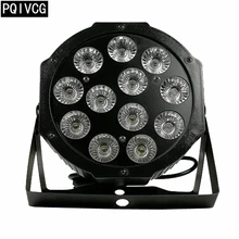 12x12 Вт led Par огни RGBW 4в1 плоский par led dmx512 Дискотека профессиональный сценический dj оборудование