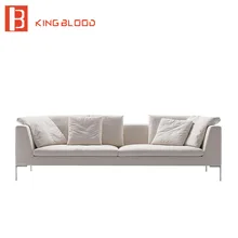 Italian modern white color living room couch lounge sofa design
