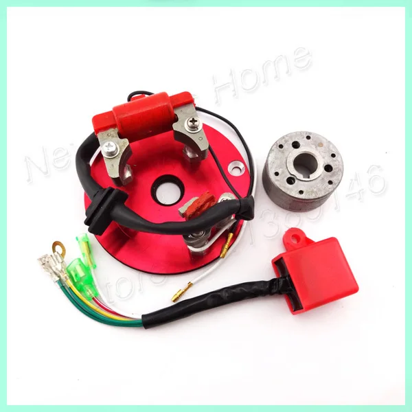 Красный гоночный статор комплект ротора cdi для YCF Pitster Thumpstar Pit Dirty bigs 110cc 125cc