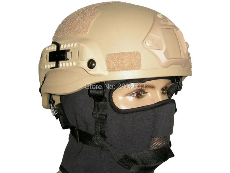 Tactical ACH Helmet Airsoft MICH 2002 NVG Mount Side Railway Tantan