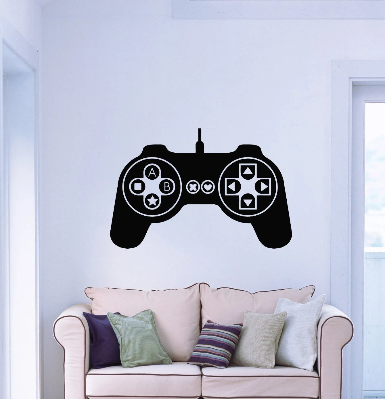 D136 Wall Stickers Vinyl Decal Controller Joysticks Video Games XBox