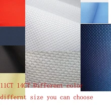 ONEROOM Высокое качество 11CT/14CT вышивка холст, вышивка крестиком холст бежевого цвета ткань из перекрестной стежки 3