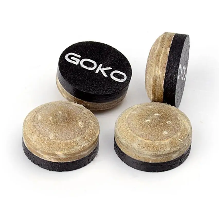 

New GOKO Snooker Cue Tip Billiards Cue Tip 10mm Durable Tip Billiard Accessories for Champion Billiard Snooker Cues Kit Tip 2019