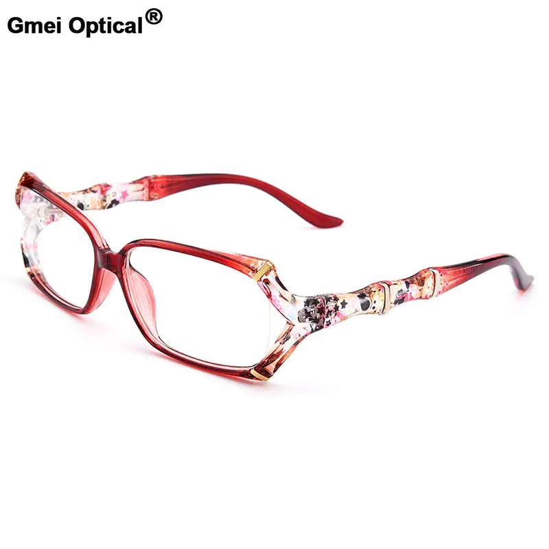 

New Arrival Gmei Optical Colorful Urltra-Light TR90 Women Full Rim Optical Eyeglasses Frames Female Plastic Myopia Eyewear M1242