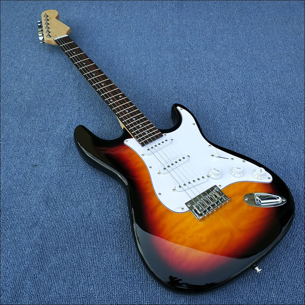 

Galilee,electric guitar with Quilted Maple top,3 ts color,High quality, very beautiful,Real photos,free shipping!