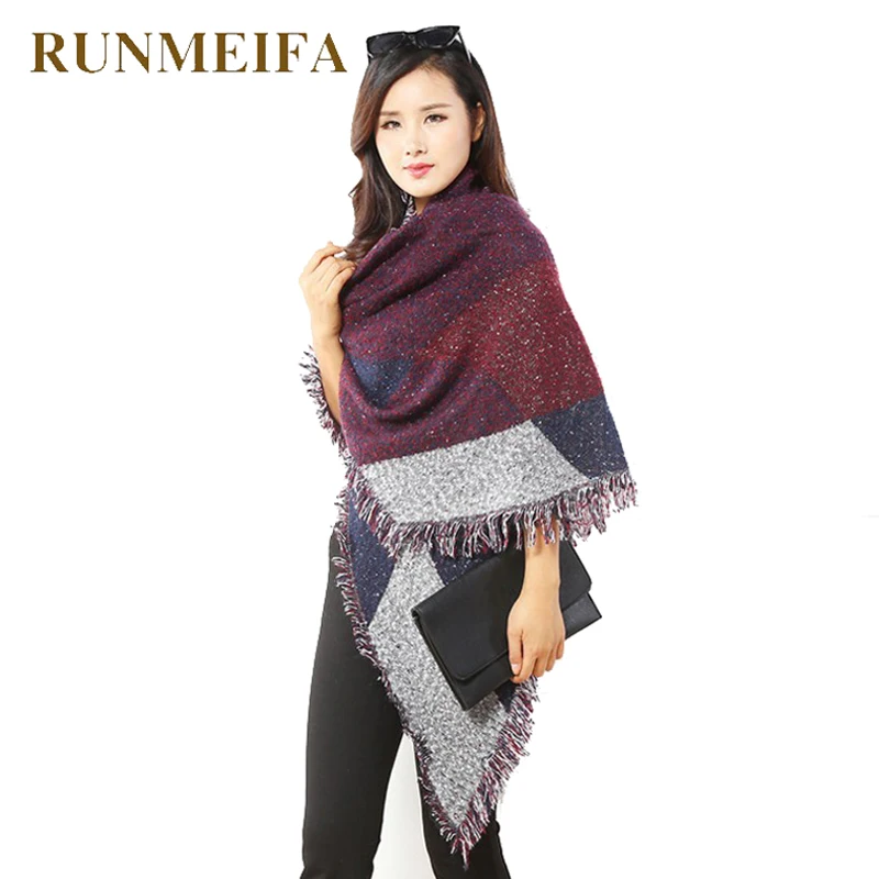 Женский Длинный шарф из пашмины шаль и накидки кашемира зима 2019|brand shawl|designer