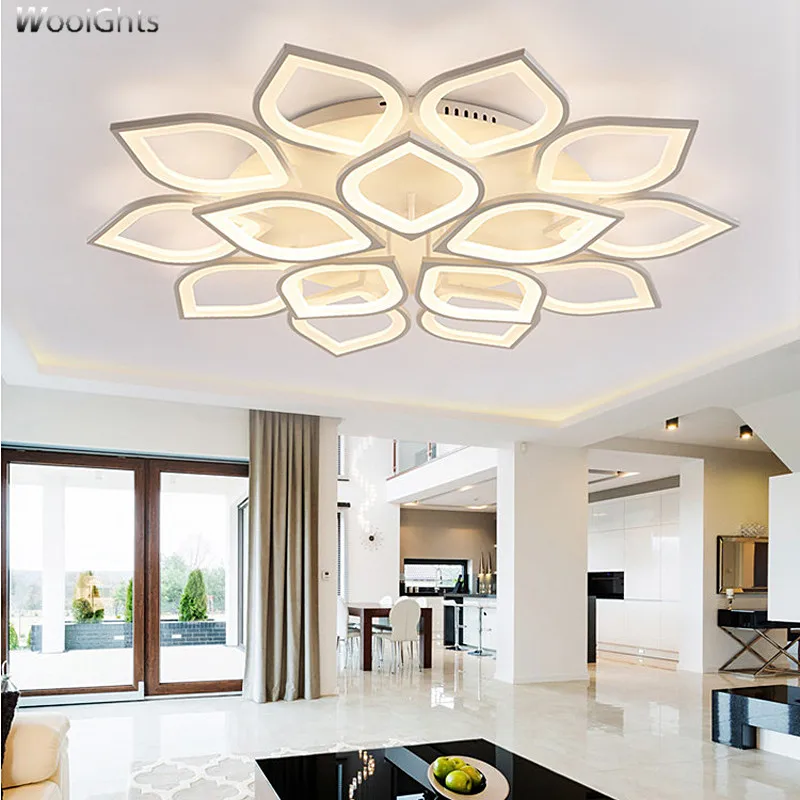 

Wooights Modern Led Ceiling Lights For Living Room Study Room Bedroom Home Dec lamparas de techo Modern Led Ceiling Lamp