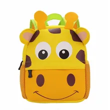 2017 3D Diseño Animal Lindo Mochila Niños Bolsas Escolares Para Adolescentes Niños de Dibujos Animados En Forma de Niños Mochilas de Gran Tamaño