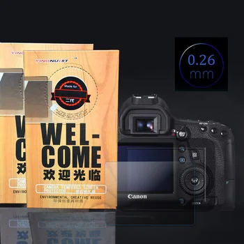 

Original LCD Screen Tempered Glass Screen Protector For Canon E0S 7D Special Screen 3 inch Camera Toughened Protective Film