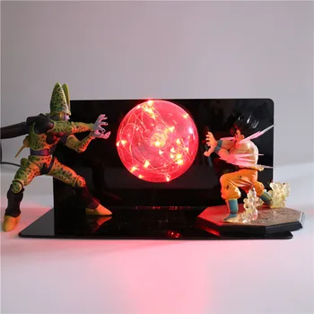 

Dragon Ball Z Super Saiyan DIY Lamp Cell Goku Kids Children Table Lamp Action Figure Night Light DBZ Model Toy Anime LED Light