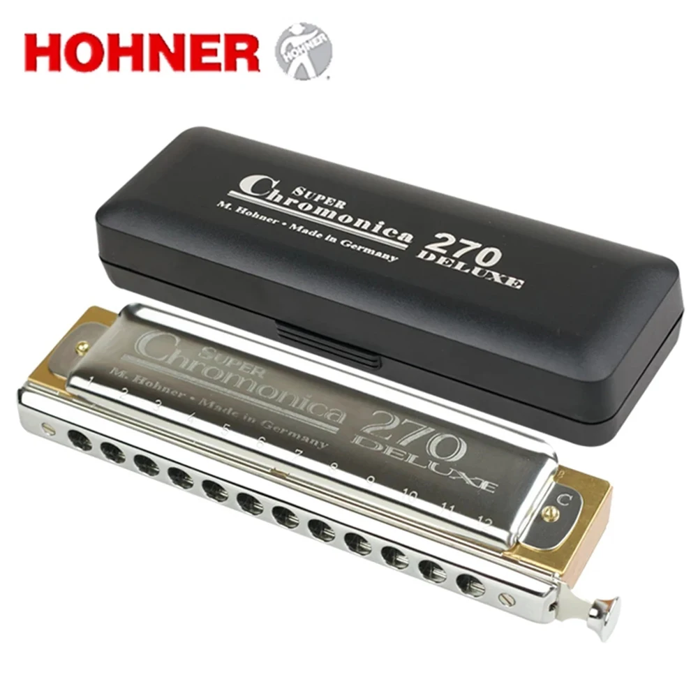 Hohner Super Chromonica 270 Роскошная Хроматическая губная гармоника 12 отверстий, инструмент для губ, Ключ C музыкальными инструментами, расческа из перламутрового дерева