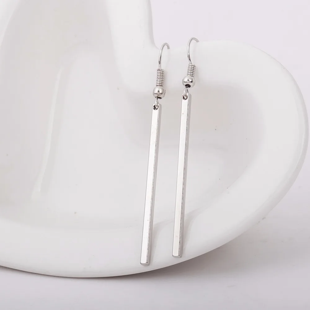 Cube Long Earrings Rectangular Geometric Earrings for Women Wedding Jewelry long earrings geometric earrings